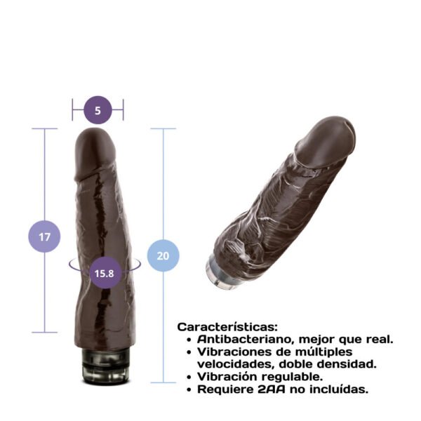 Vibrador Consolador Realista Dr Skin 20cm